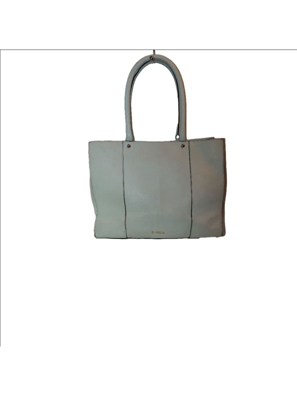Rebecca Minkoff Mab Pebbled Leather Light Blue Bag